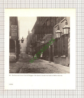 9797) Rose & Crown Yard Briggate Leeds  Binks - Cutting