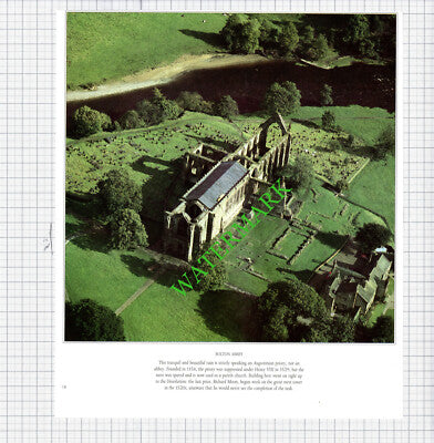 Bolton Abbey   - 1980s Cutting / Print