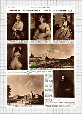 Major Sir John Fitzgerald Picture Sale Christie's   - 1950 Cutting