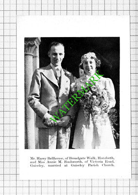 Eunice Clayton Horsforth Ronald Clare / Harry Bellhouse Rushworth - 1938 Cutting