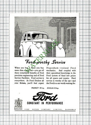Ford Dagenham Small Advert- 1947 Cutting