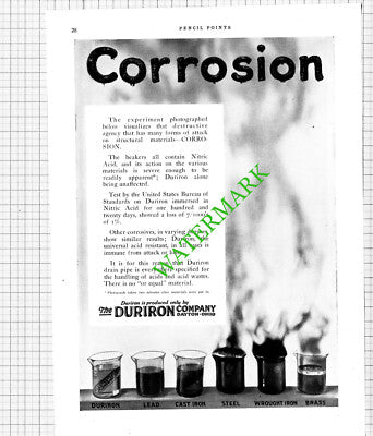 The Duriron Company Dayton Ohio USA Advert - 1926 Cutting