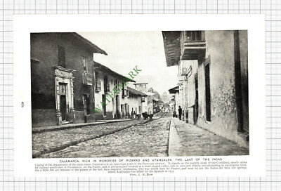 Cajamarca Peru  - c.1930s Cutting / Print