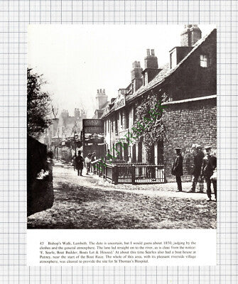 9068) Bishop's Walk Lambeth E Searle - Cutting