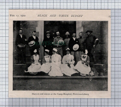 C6124) PIETERMARITZBURG Camp Hospital - 1900 Cutting