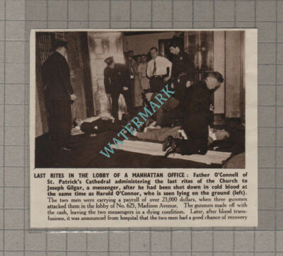 C3435) Joseph Gilgar Harold O'Connor O'Connell St Patrick's Manhattan - 1950