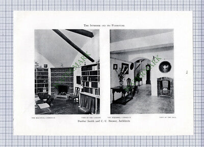 8974) The Maltings Cambridge Dunbar Smith / Ernest Gimson   - c.1906 Cutting