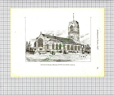 9361) St Barnabus Church Morecambe Paley / Elstree Limpsfield Arthur Keen - 1896