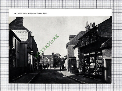 C1450) Bridge Street Walton-On-Thames Surrey - Cutting