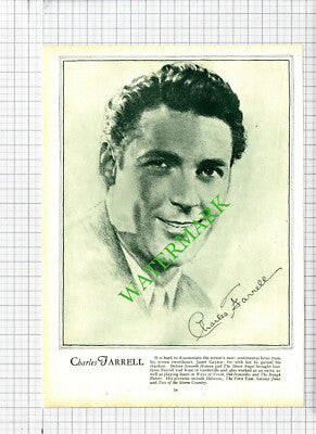 Elissa Landi Actress / Charles Farrell Actor - 1930s Book Print