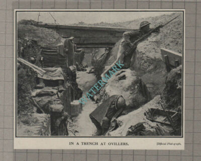 C3887) In A Trench At Ovillers World War One WW1 - 1916 Clip