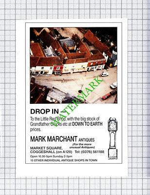 Mark Marchant Antiques Coggeshall Essex Advert  -  1992 Cutting