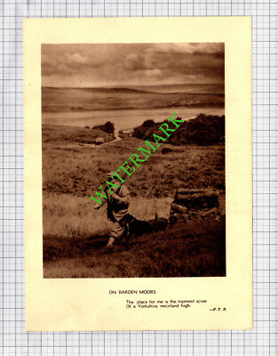 Barden Moors / Great Ayton - c.1930s Book Print