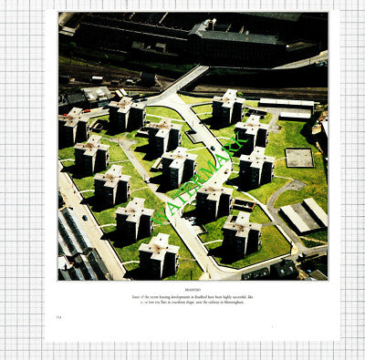 Bradford Yorkshire / Manningham Flats  -1980s Cutting / Print