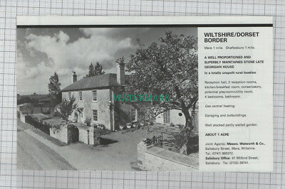 C7756) Mere Wiltshire - 1980 House Advert
