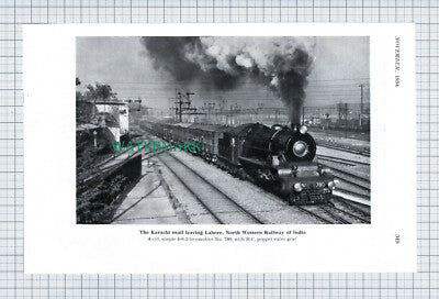C4810) The Karachi Mail Leaving Lahore North Western Railway India - 1930s Clip