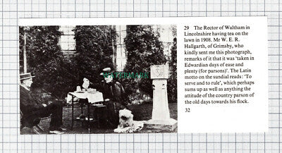 C5736) The Rector Of Waltham Lincolnshire - Cutting