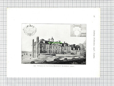 8790) HEATHCOTE Ilkley Hemingway LUTVENS / Whittington Great Marlow  - 1909