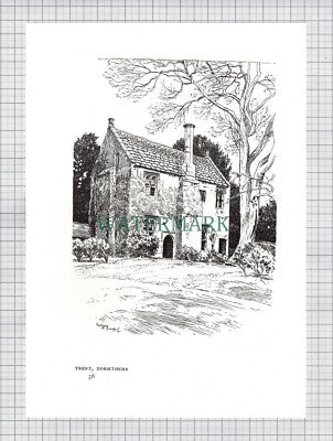(8610) Trent Dorset / Norton St Philip Somerset  - 1980s Print / Cutting