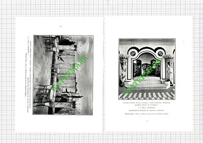 Oxford Corner House London F J Wills Architect - 1929 Book Prints