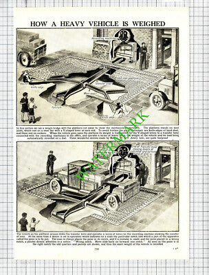 How A Weighbridge Weigh Bridge Works Messrs W & T Avery - c.1930s Cutting