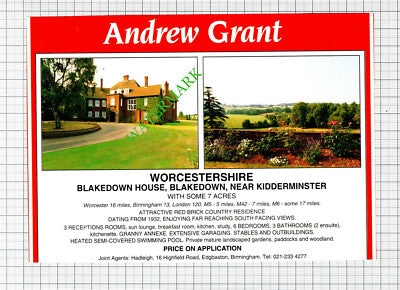 Blakedown House Blakedown Worcester / Kingswood Surrey Advert - 1991 Cutting