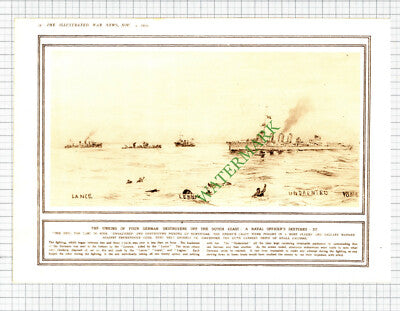 Undaunted Ship Lance Lennox Loyal Legion   World War One - 1914   Prints