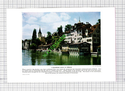 The Kremlin Russia / Zurich Switzerland - c.1950s Book Print