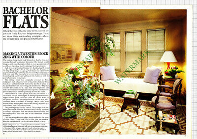 Jack Macurdy New York Flat  - 1982 Article