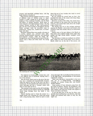 9211) Newmarket Race Course Horse Racing Joe Cannon  - 1972 Article