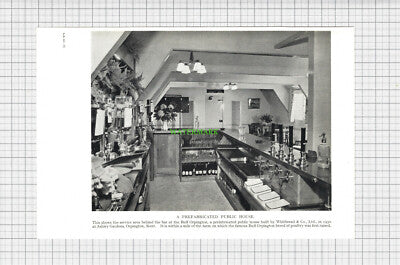 C3268) Buff Orpington / The Comet Inn Hatfield EB Musman  - c.1960s Book Print
