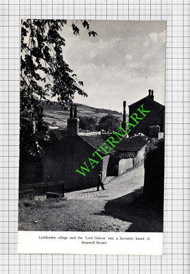 Luddenham Village Yorkshire / Boulder Clough - 1970s Cutting/ Print