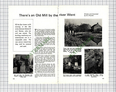 9378) Jan & Sue Buzeman Norton Priory Mill Harry Battye - 1972 Article