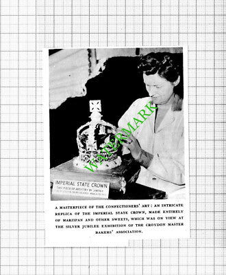 Croydon Master Bakers Association Jiminy Imperial State Crown 1953 Small Cutting