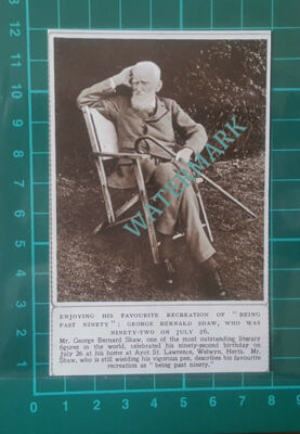 C2750) George Bernard Shaw Ayot St Lawrence - 1948 Clip