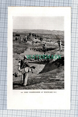 C4511) Westward Ho Golf / Syd Passey Bookmaker - c.1939 Print