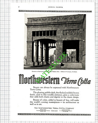 Atlanta Terra Cotta Georgia / Butterworth Hospital Rapids Michigan -1926 Cutting