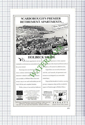 Holbeck Mews Scarborough Advert - 1989 Cutting