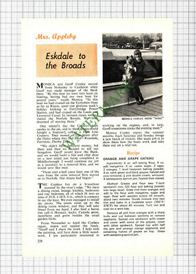 Monica and Geoff Copley Boat Norfolk Broads Castleton Stokesley - 1975 Cutting