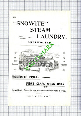 Snowite Steam Laundry Beauchief W A Scott Surgical Instruments Sheffield -1910
