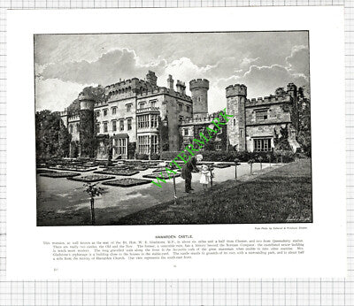 Selby Yorkshire / Hawarden Castle  - c.1900 Book Print