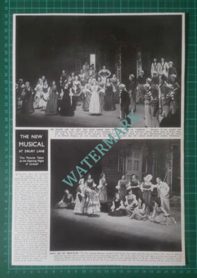 (X469) Musical CAROUSEL At Drury Lane Margot Moser Iva Withers - 1950 Clip