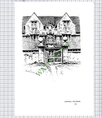 9502) Trent Dorset / Corsham Wiltshire  - c.1980s Print / Cutting