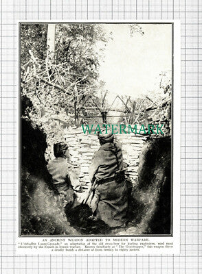 C5633) The Grasshopper Weapon World War One WW1 - c.1916 Cutting