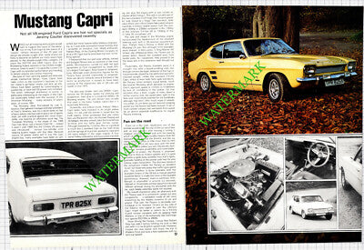 The Mustang Capri Car Review - 1980s Article