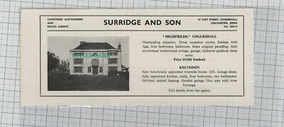 C4634) Highfields Coggeshall Essex - 1964 Clip