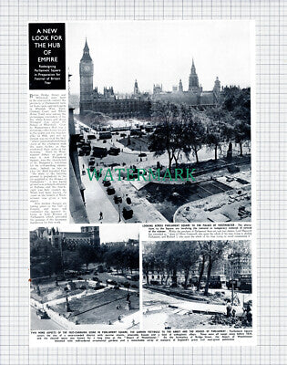 (X511) Parliament Square London Redesigning - 1950 Clip