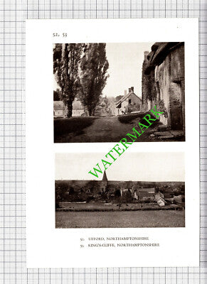 Deeping St James  Duddington Ufford King's Cliffe Northants 1932 Cutting/ Print