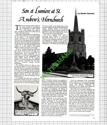St Andrews Church Hornchurch Essex - 1979 Article