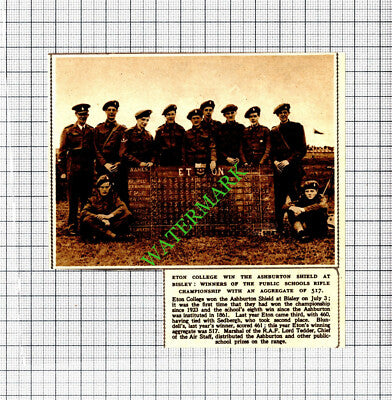 Eton College Ashburton Shield Bisley -1947 Cutting